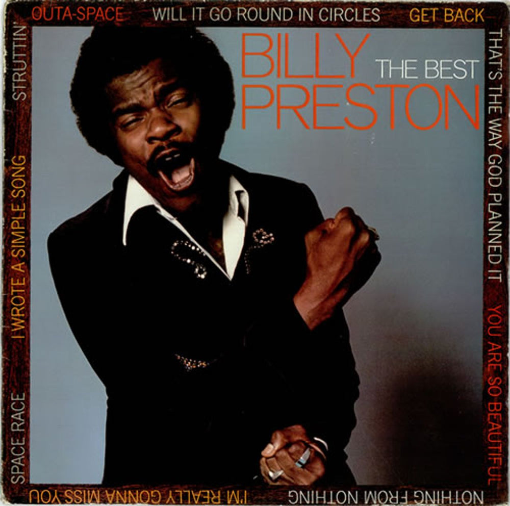 Billy Preston The Best UK vinyl LP album (LP record) AMID140