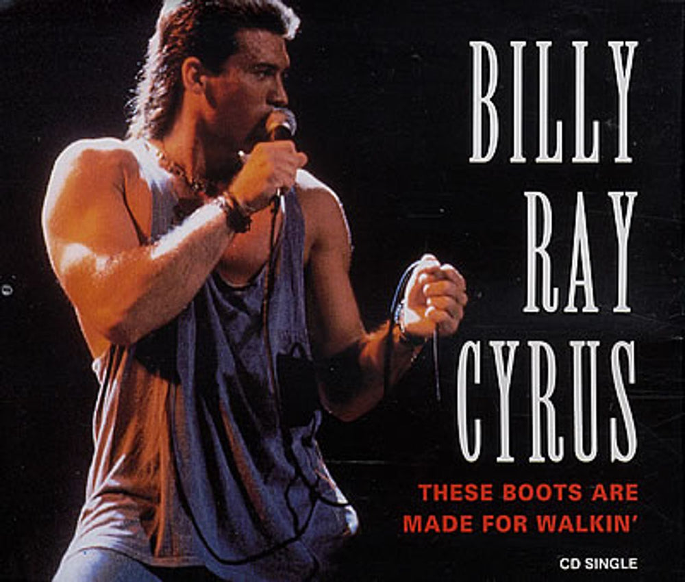 Billy Ray Cyrus These Boots Are Made For Walkin' UK CD single (CD5 / 5") ERCD384