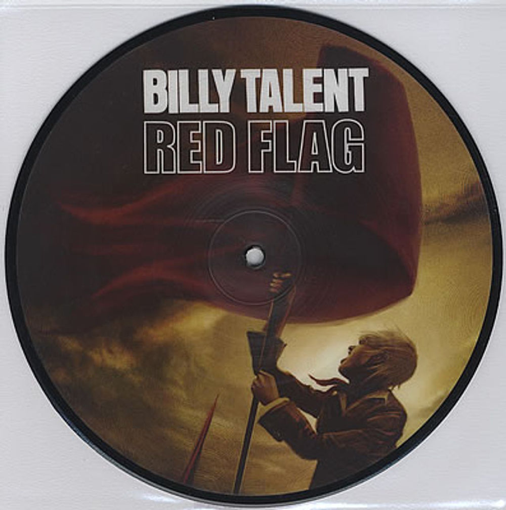 Billy Talent Red Flag UK 7" vinyl picture disc (7 inch picture disc single) AT0256