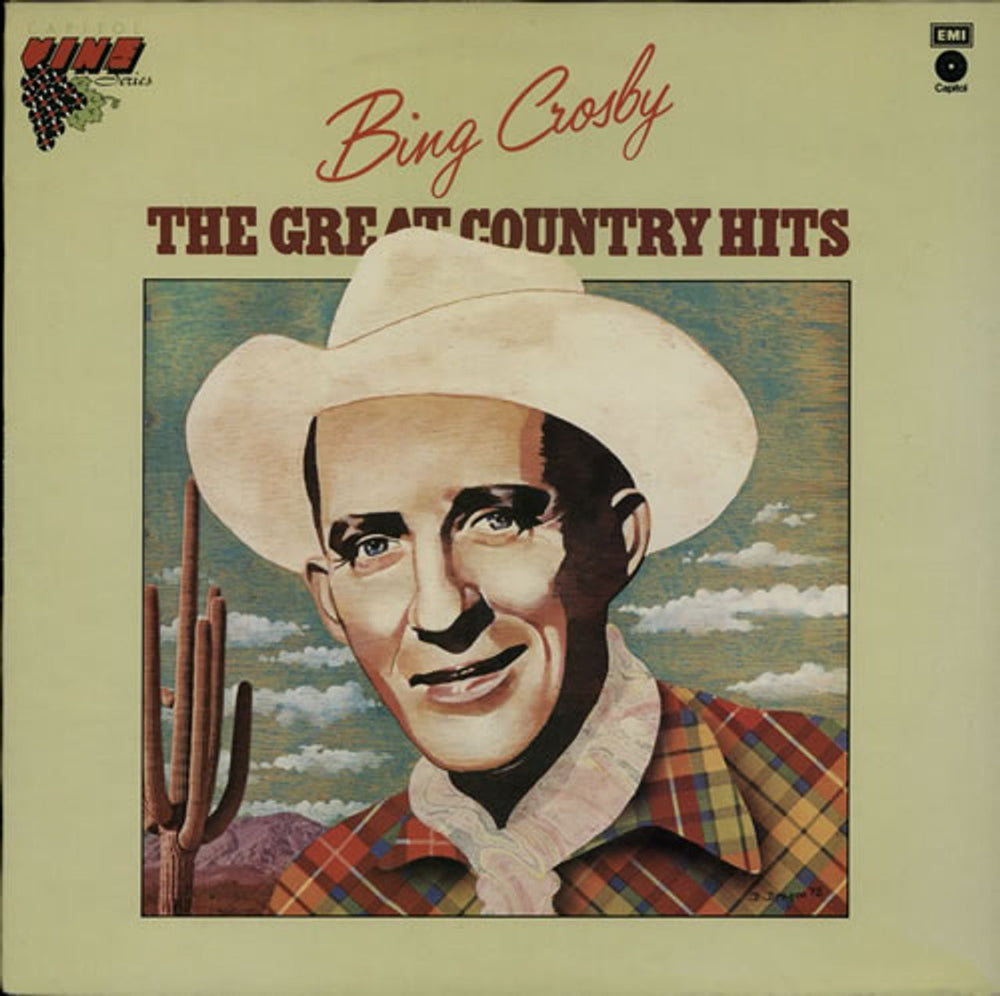 Bing Crosby The Great Country Hits UK vinyl LP album (LP record) VMP1004