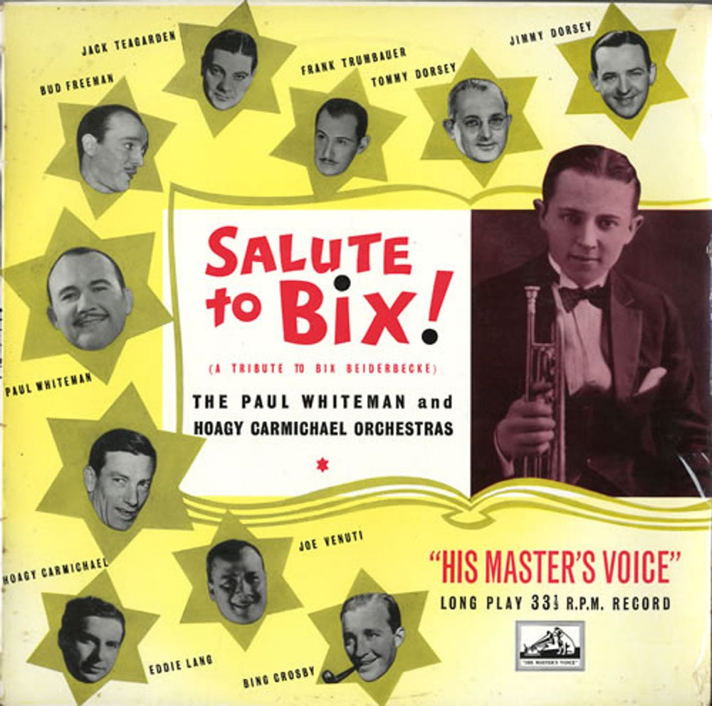 Bix Beiderbecke Salute To Bix UK 10" vinyl single (10 inch record) DLP1106