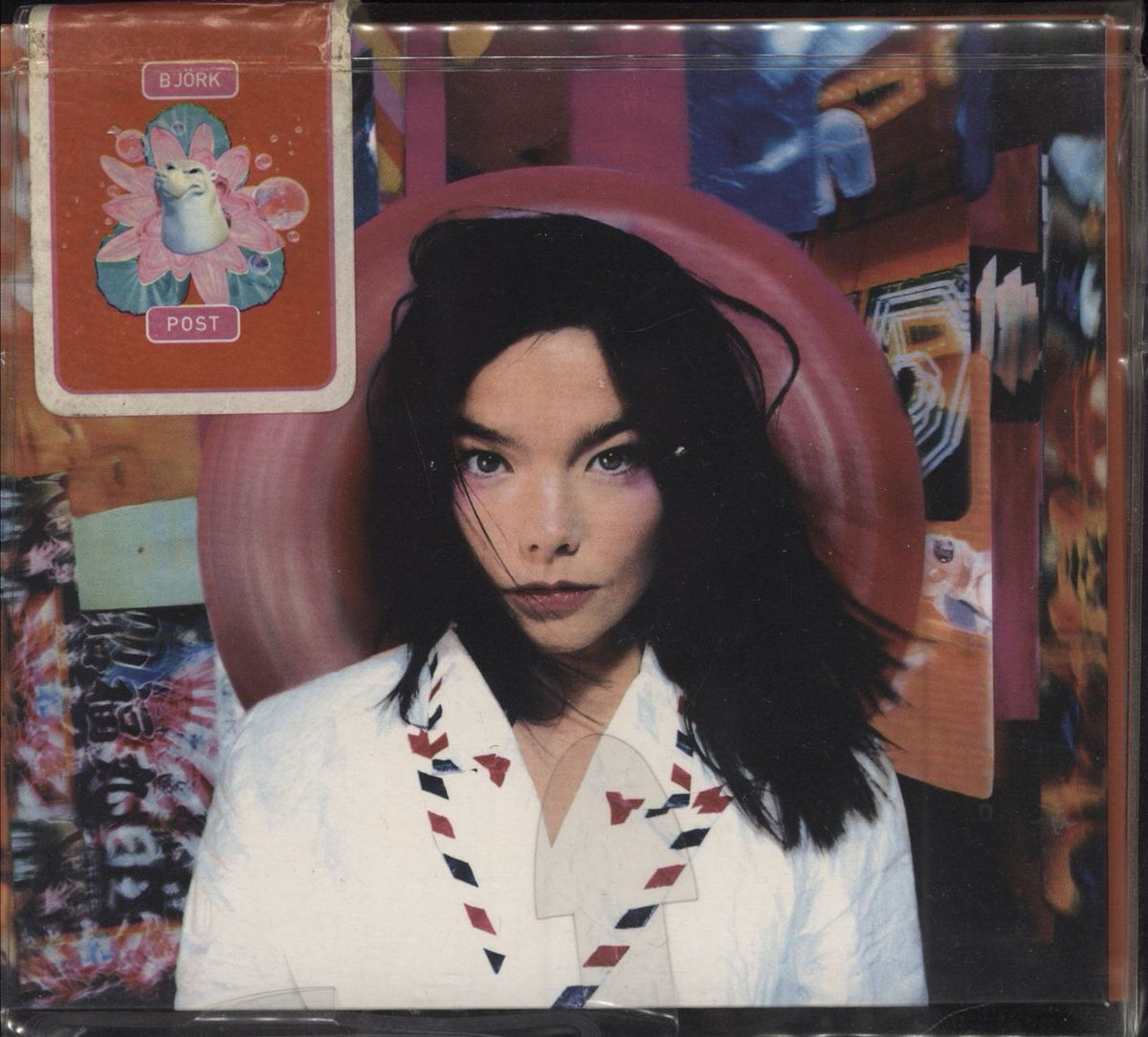 Björk Post - Poly Purse Edition - Stickered UK CD album