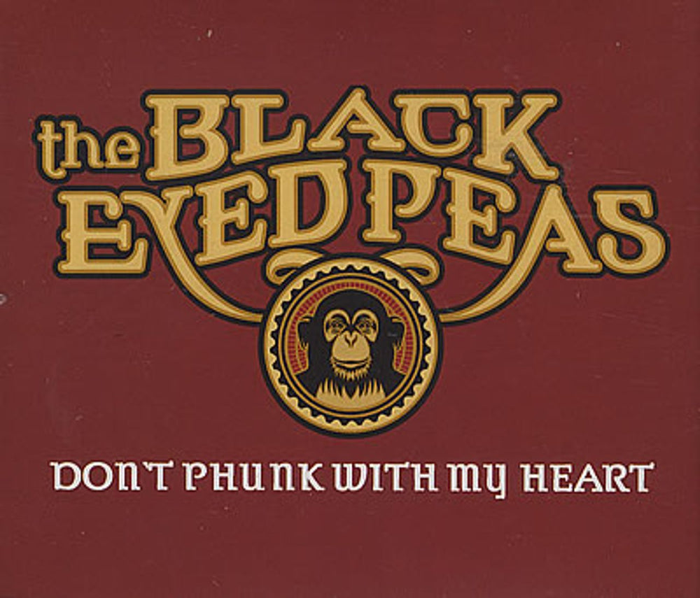 Black Eyed Peas Don't Phunk With My Heart UK Promo CD single (CD5 / 5") PHUNK1