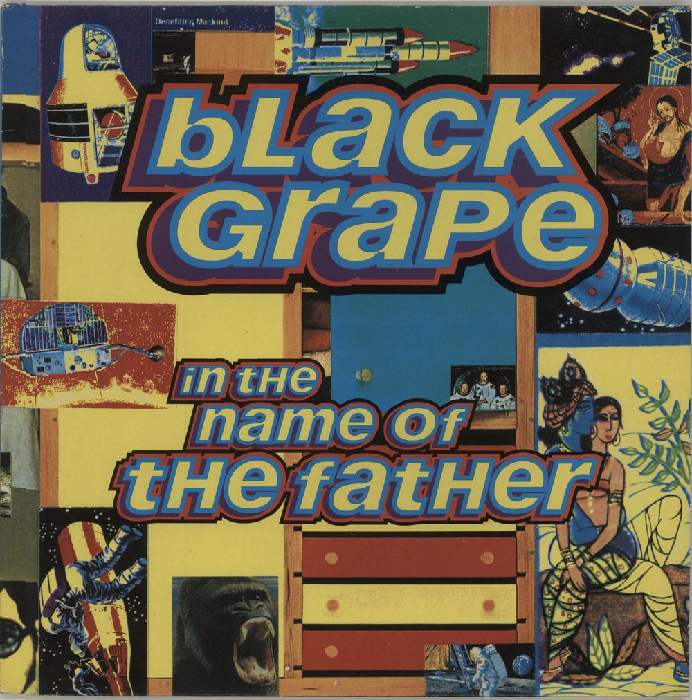 Black Grape In The Name Of The Father UK 12" vinyl single (12 inch record / Maxi-single) RAXT19