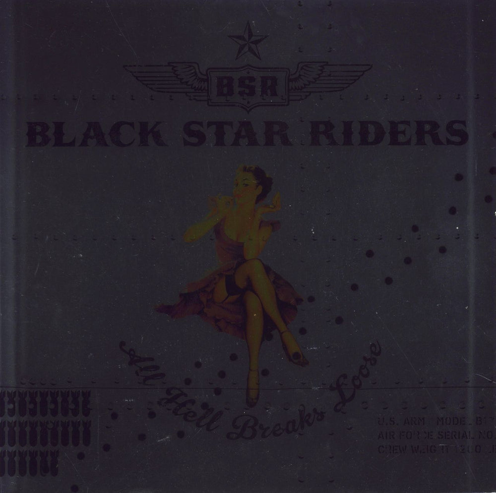 Black Star Riders All Hell Breaks Loose - 180gram Vinyl UK 2-LP vinyl record set (Double LP Album) NB3069-1