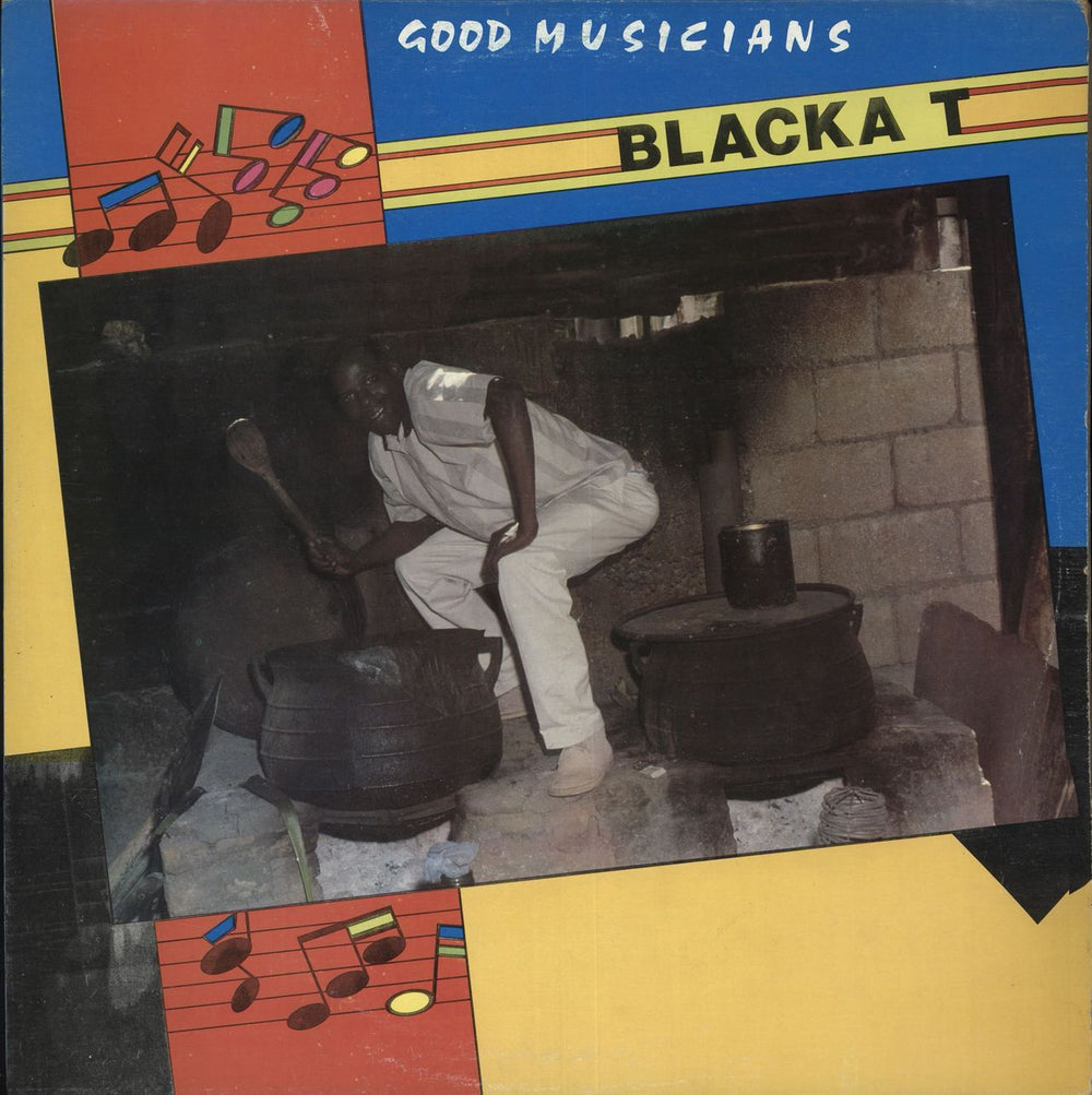 Blacka T Good Musicians Jamaican vinyl LP album (LP record) APBT21291