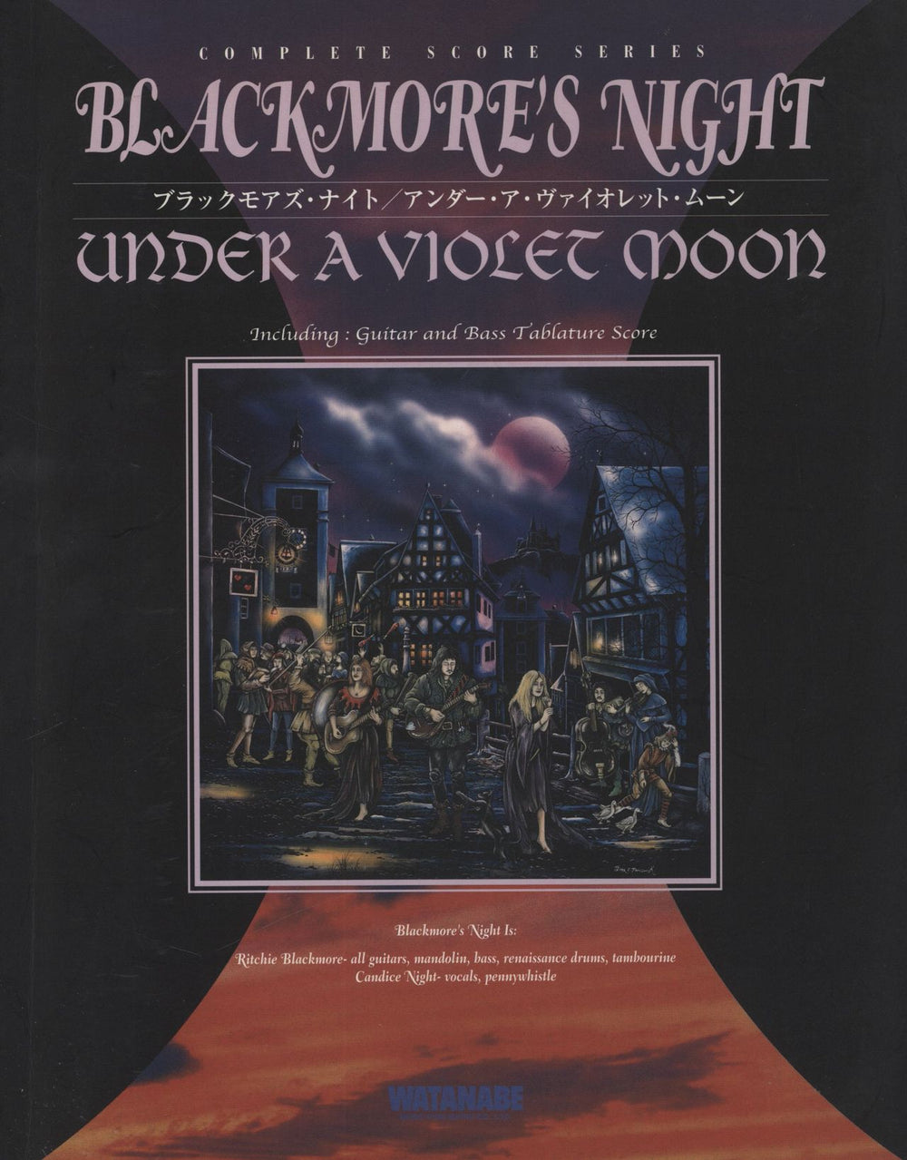 Blackmore's Night Under A Violet Moon Japanese book ISBN4810859789