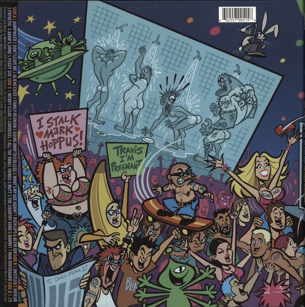 Blink 182 The Mark, Tom and Travis Show (The Enema Strikes Back) - 180gram UK 2-LP vinyl record set (Double LP Album)