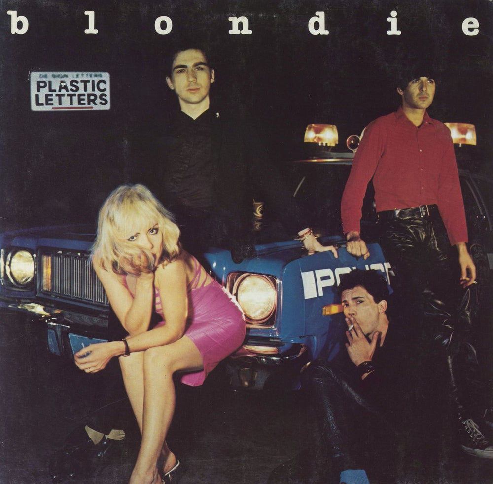 Blondie Plastic Letters German vinyl LP album (LP record) 6307617