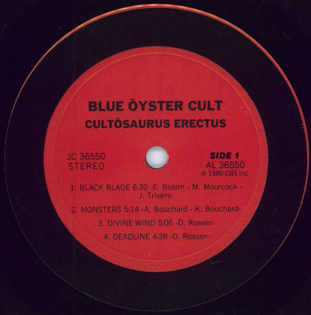 Blue Oyster Cult Cultosaurus Erectus US vinyl LP album (LP record) BOCLPCU785689