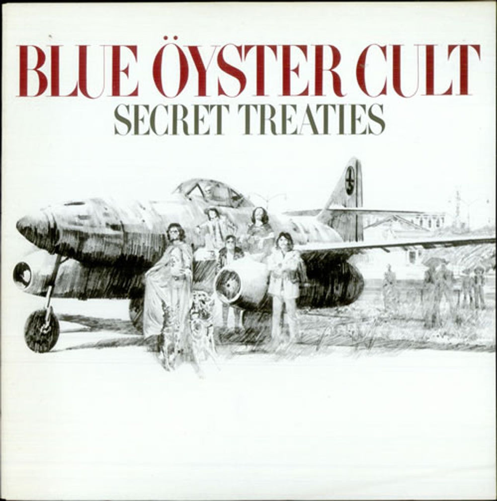 Blue Oyster Cult Secret Treaties UK vinyl LP album (LP record) 32055