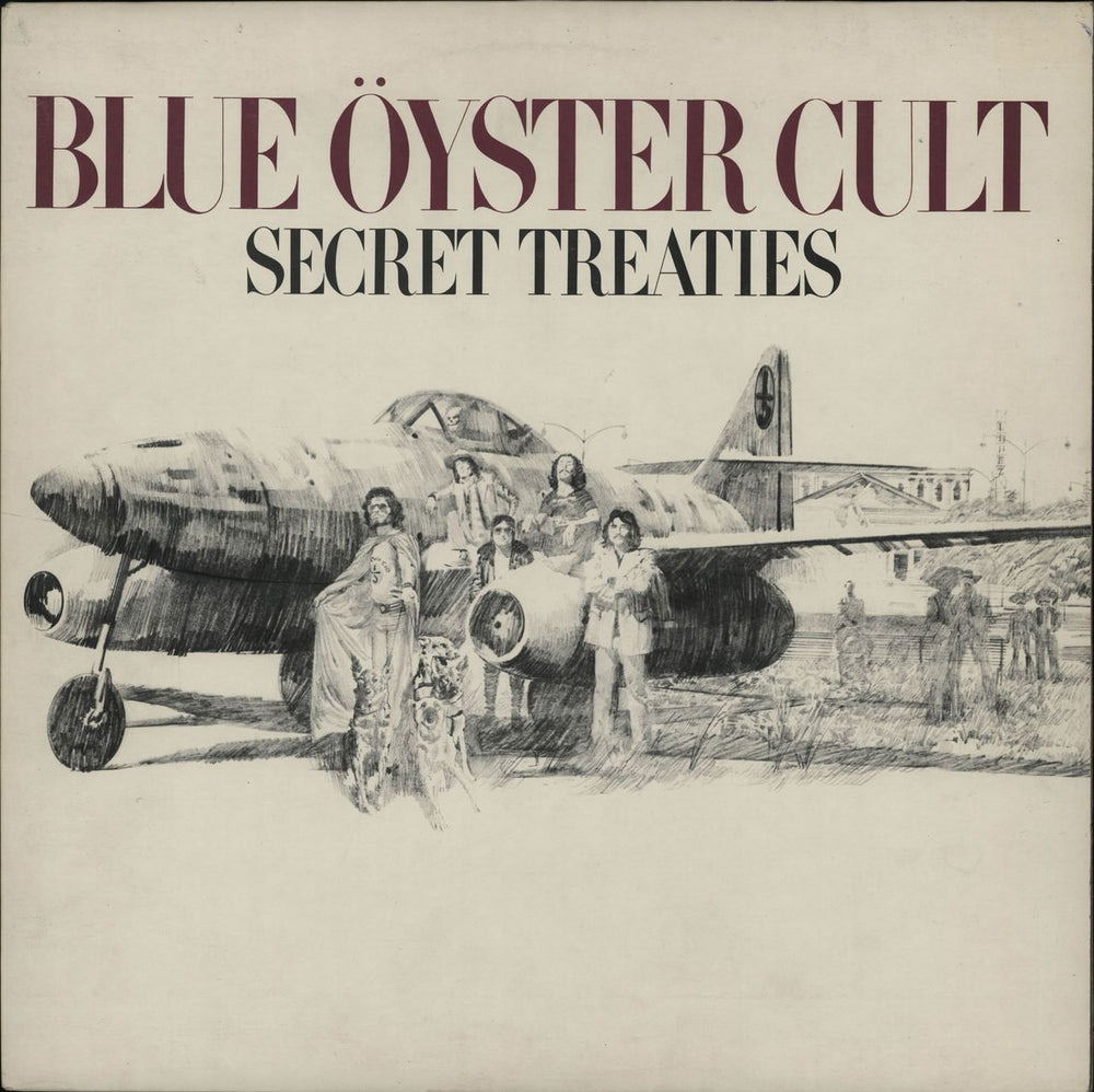 Blue Oyster Cult Secret Treaties UK vinyl LP album (LP record) 80103