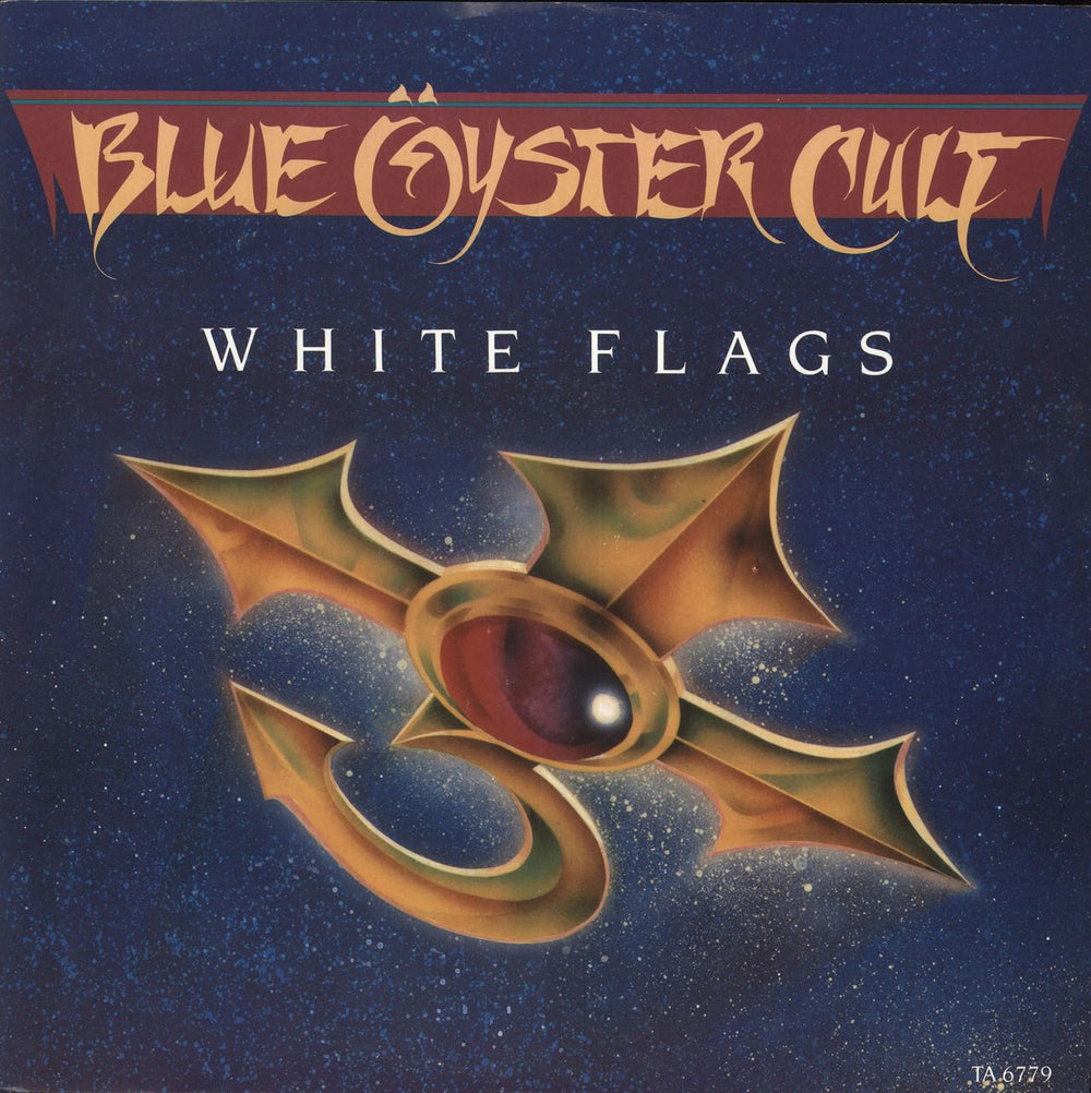 Blue Oyster Cult White Flags UK 12" vinyl single (12 inch record / Maxi-single) TA6779