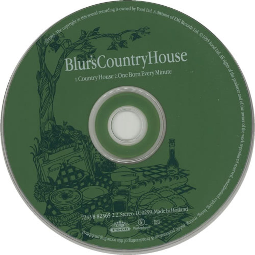 Blur Country House Dutch CD single (CD5 / 5") BLRC5CO59952