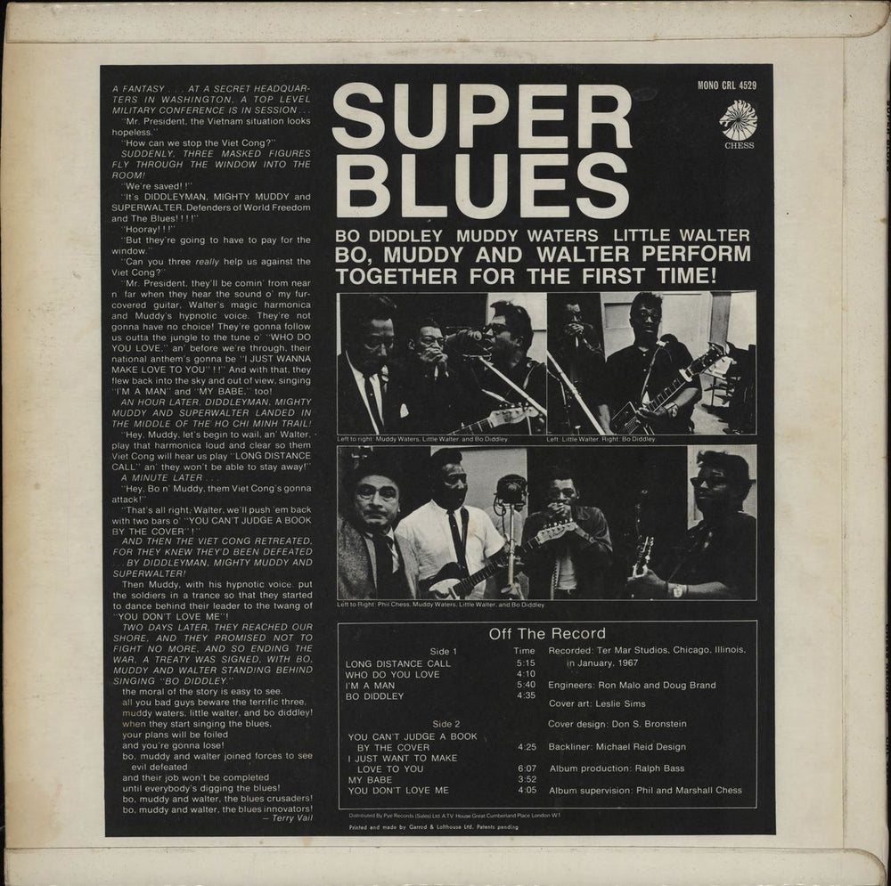 Bo Diddley Super Blues - 1st UK vinyl LP album (LP record)