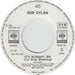 Bob Dylan All Along The Watchtower Japanese Promo 7" vinyl single (7 inch record / 45)