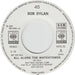 Bob Dylan All Along The Watchtower Japanese Promo 7" vinyl single (7 inch record / 45) DYL07AL364869