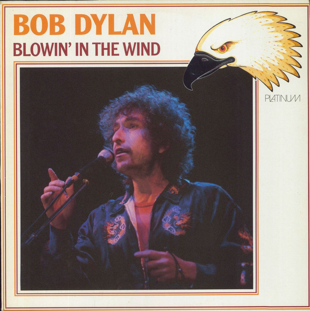 Bob Dylan Blowin' In The Wind German vinyl LP album (LP record) PLP38