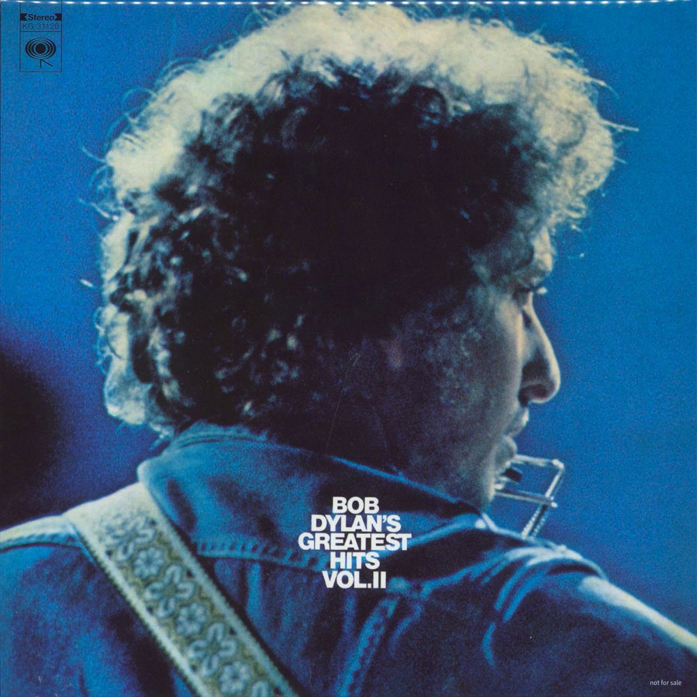 Bob Dylan Bob Dylan's Greatest Hits Volume II - Blue Vinyl + Print Japanese 2-LP vinyl record set (Double LP Album) DYL2LBO802802