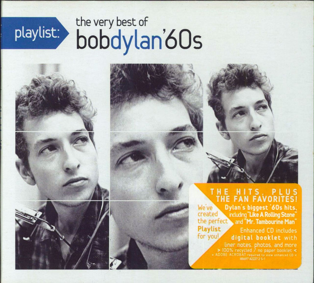 Bob Dylan Playlist: The Very Best Of Bob Dylan '60s US CD album (CDLP) 88697422272