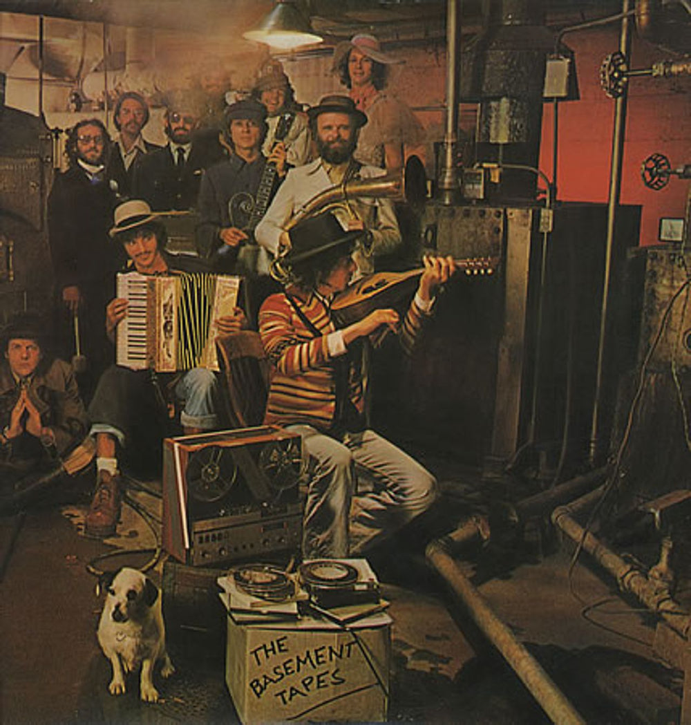 Bob Dylan The Basement Tapes - red label Dutch 2-LP vinyl record set (Double LP Album) 88147