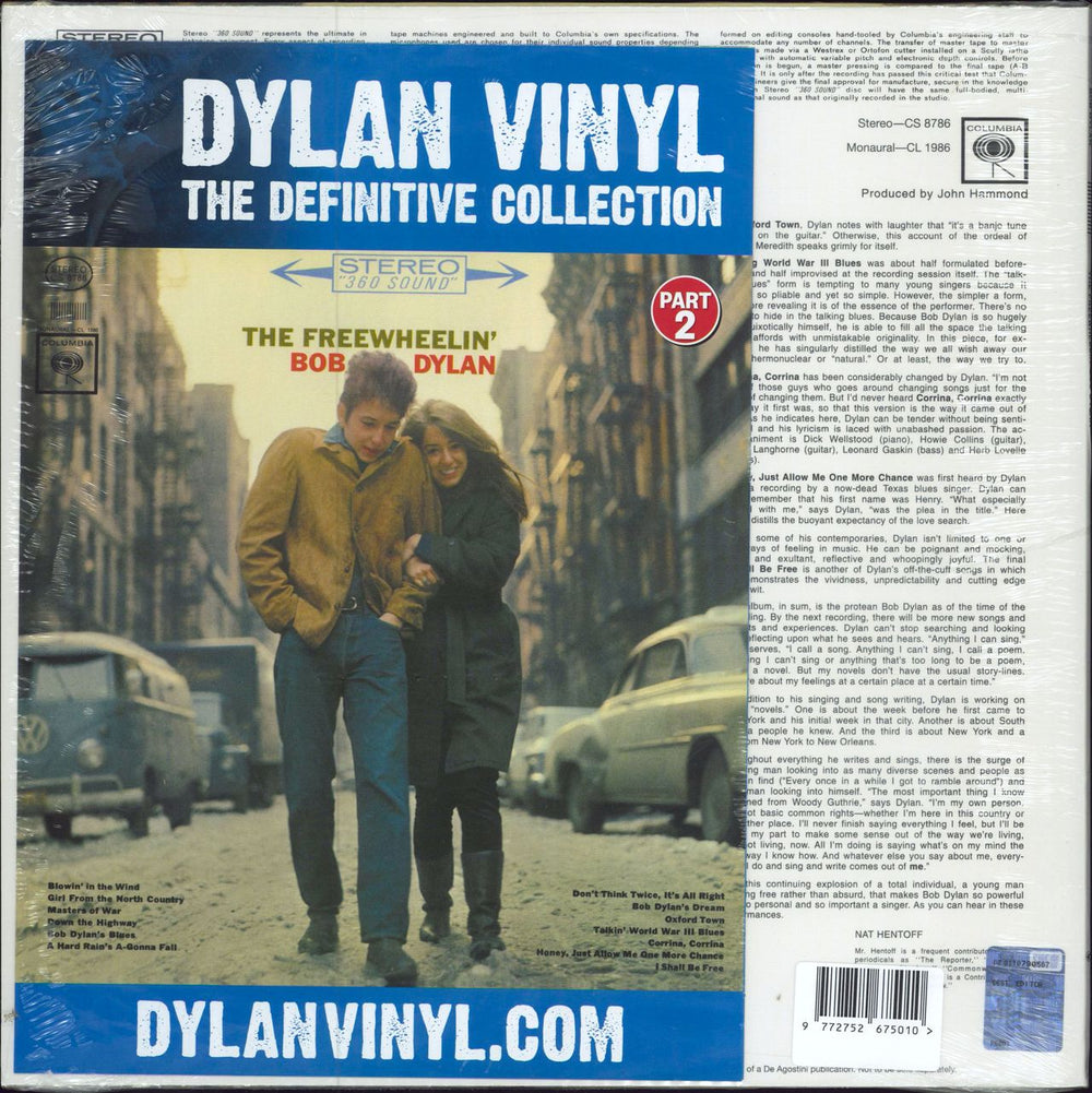 Bob Dylan The Freewheelin' Bob Dylan - 180gram Vinyl - Sealed UK vinyl LP album (LP record)