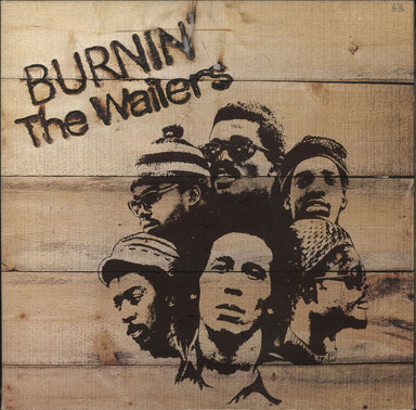 Bob Marley & The Wailers Burnin' - 1st + Inner UK vinyl LP album (LP record) ILPS9256