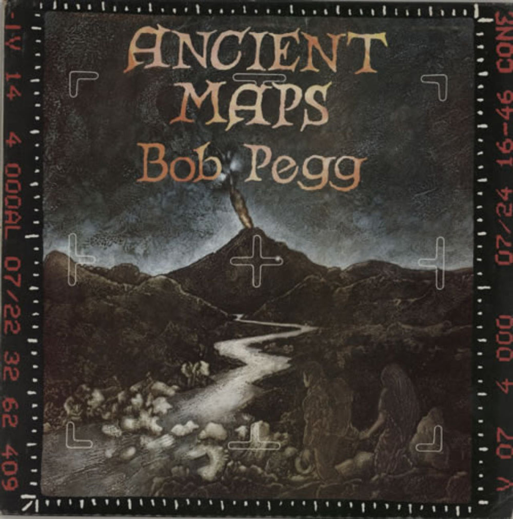 Bob Pegg Ancient Maps + Poster UK vinyl LP album (LP record) TRA299