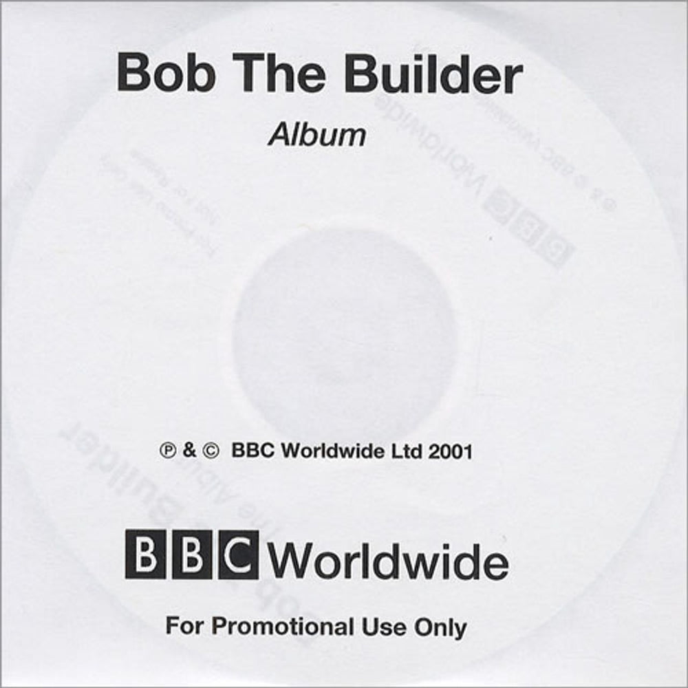 Bob The Builder Album UK Promo CD-R acetate CD-R ACETATE