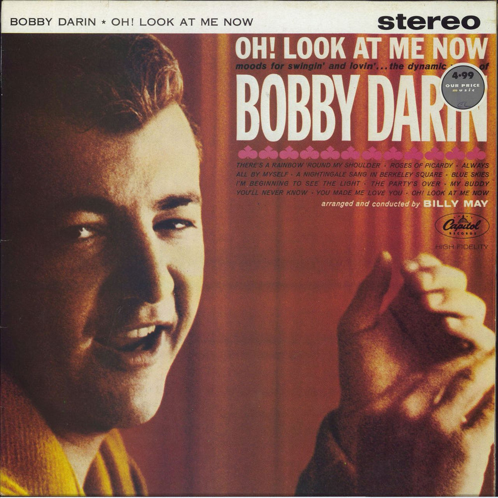 Bobby Darin Oh! Look At Me Now UK vinyl LP album (LP record) EMS1150