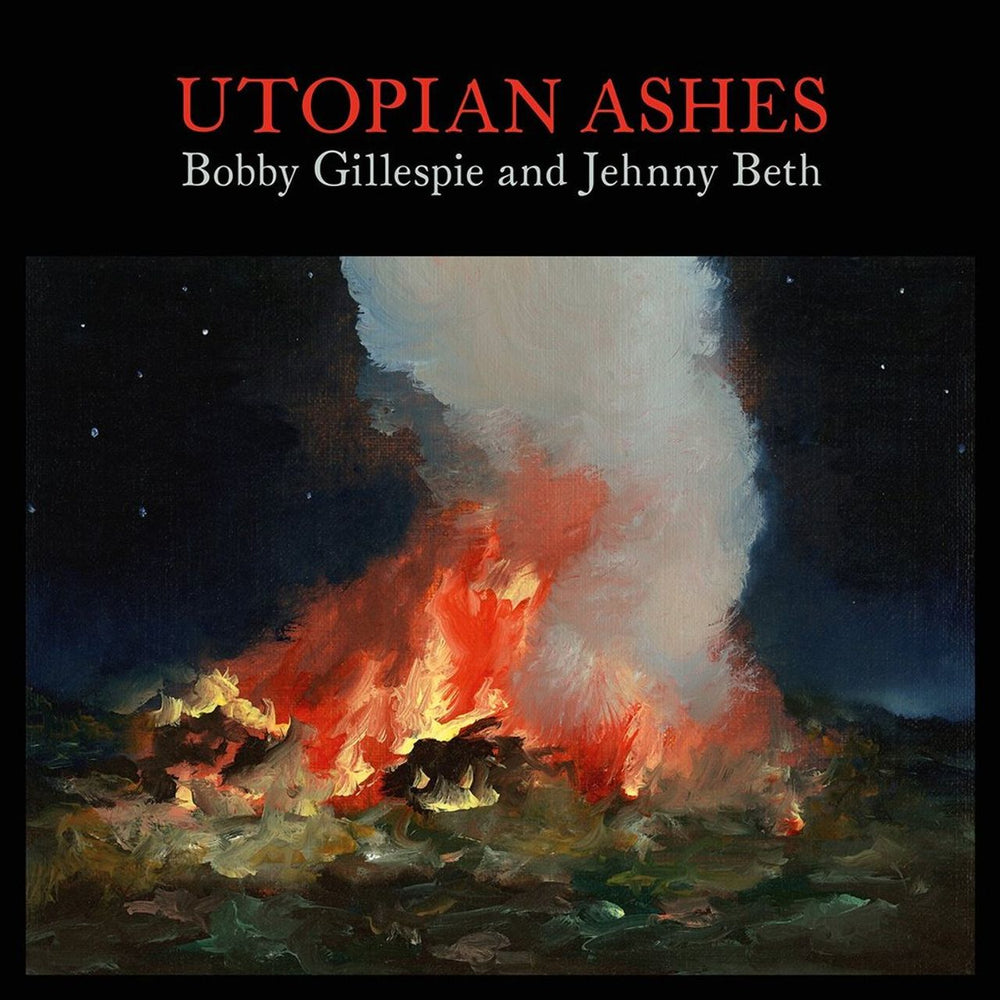 Bobby Gillespie & Jehnny Beth Utopian Ashes - Indie Exclusive Clear Vinyl - Sealed UK vinyl LP album (LP record) 3VGLPUT771581