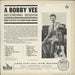 Bobby Vee A Bobby Vee Recording Session UK vinyl LP album (LP record) BYVLPAB789745