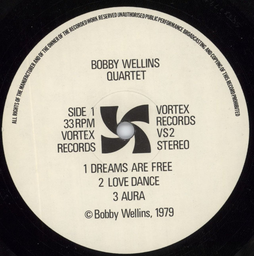 Bobby Wellins Dreams Are Free UK vinyl LP album (LP record) BOQLPDR801018