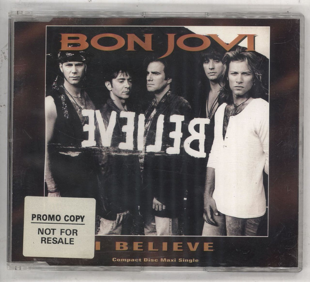 Bon Jovi I Believe UK Promo CD single (CD5 / 5") JOVD12