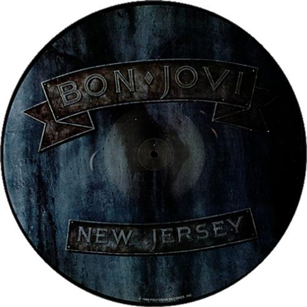 Bon Jovi New Jersey US picture disc LP (vinyl picture disc album) 8364991