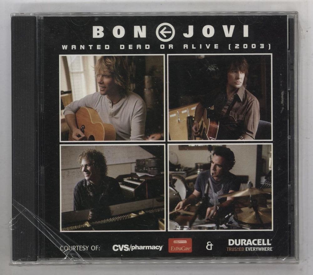 Bon Jovi Wanted Dead Or Alive (2003) US Promo CD single (CD5 / 5") 440011172-4