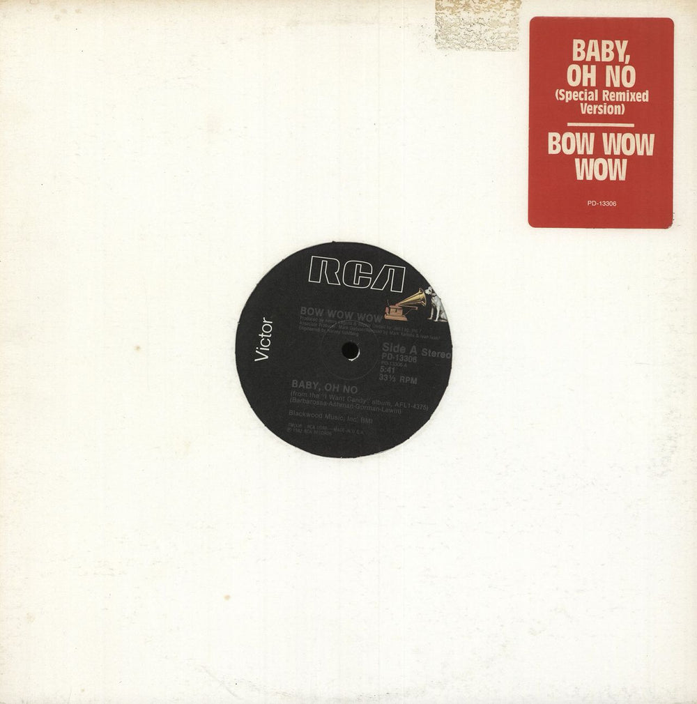 Bow Wow Wow Baby Oh No US 12" vinyl single (12 inch record / Maxi-single) PD13306