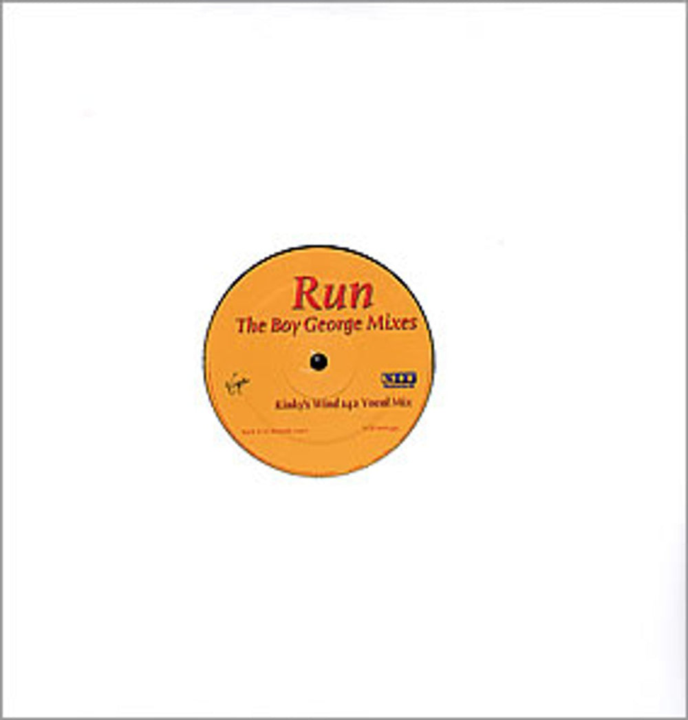 Boy George Run - The Boy George Mixes German Promo 12" vinyl single (12 inch record / Maxi-single) VGP000445