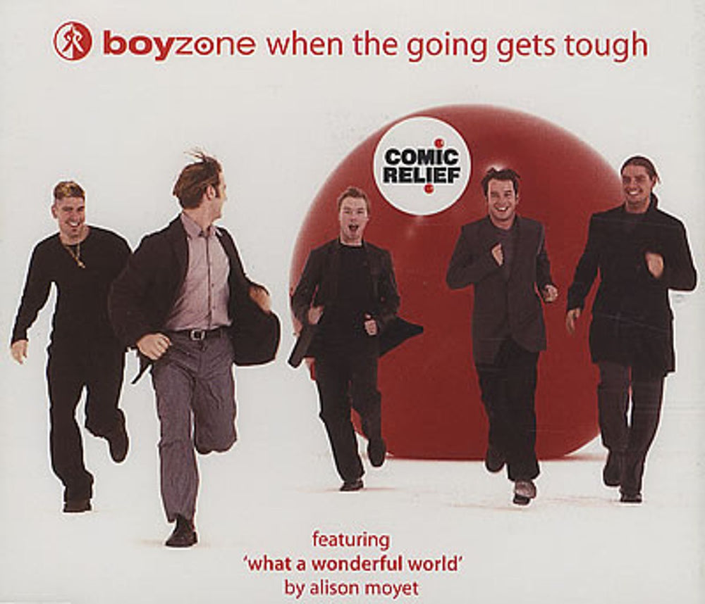 Boyzone When The Going Gets Tough - '99 Comic Relief UK CD single (CD5 / 5") 569913-2