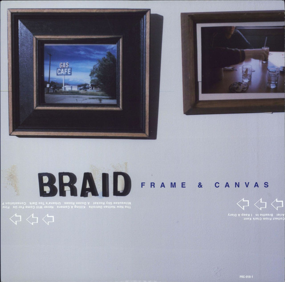 Braid Frame & Canvas - 180gram US vinyl LP album (LP record) PRC-018-1