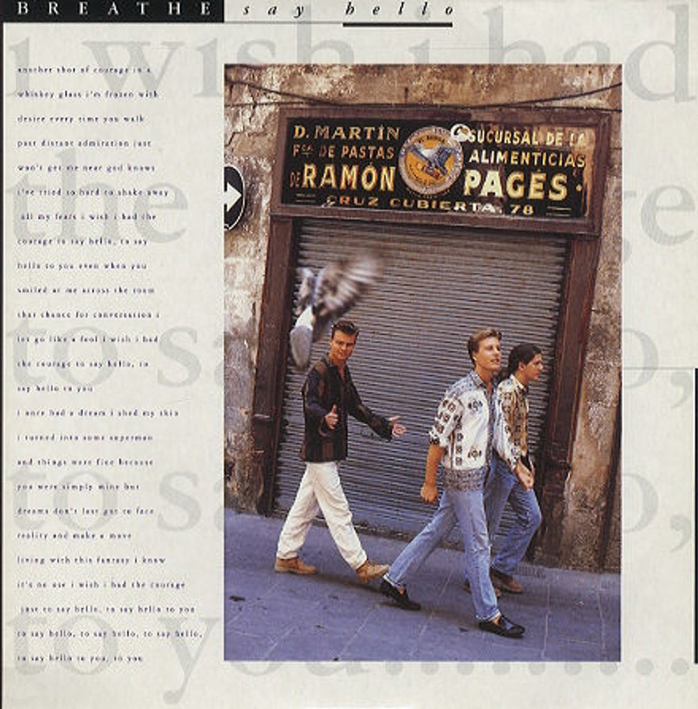 Breathe Say Hello UK 7" vinyl single (7 inch record / 45) SRN131