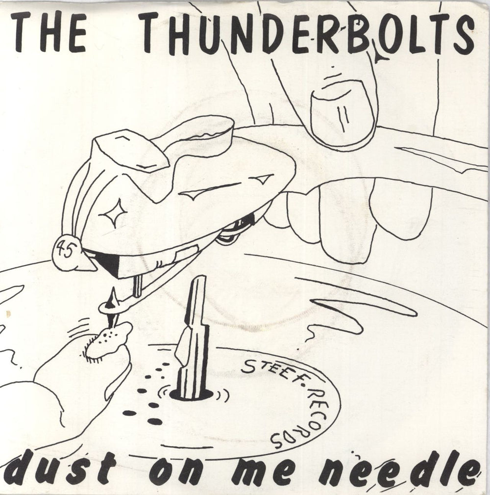 Brett Marvin And The Thunderbolts Dust On Me Needle UK 7" vinyl single (7 inch record / 45) CLAP1