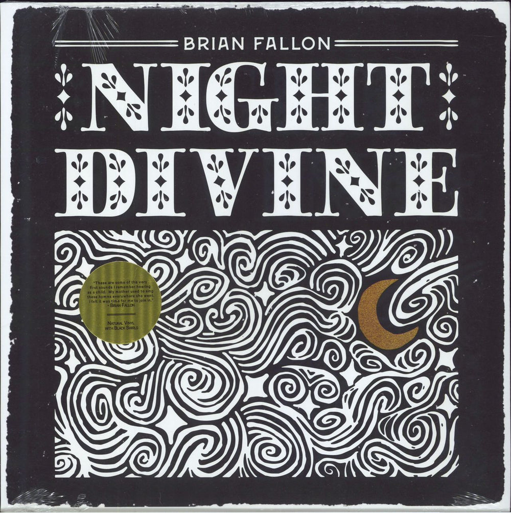 Brian Fallon Night Devine - Natural & Black Swirl Vinyl - Sealed US vinyl LP album (LP record) 31805LP