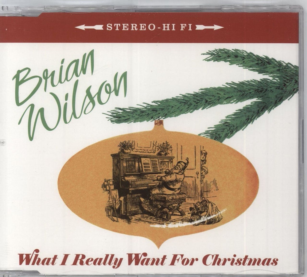 Brian Wilson What I Really Want For Christmas UK CD single (CD5 / 5") 82876764802