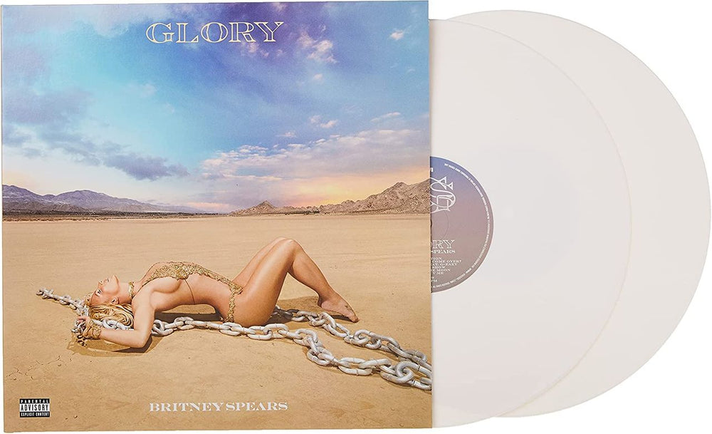 Britney Spears Glory - White Vinyl Expanded Edition - Sealed UK 2-LP vinyl record set (Double LP Album) 19439-79376-1