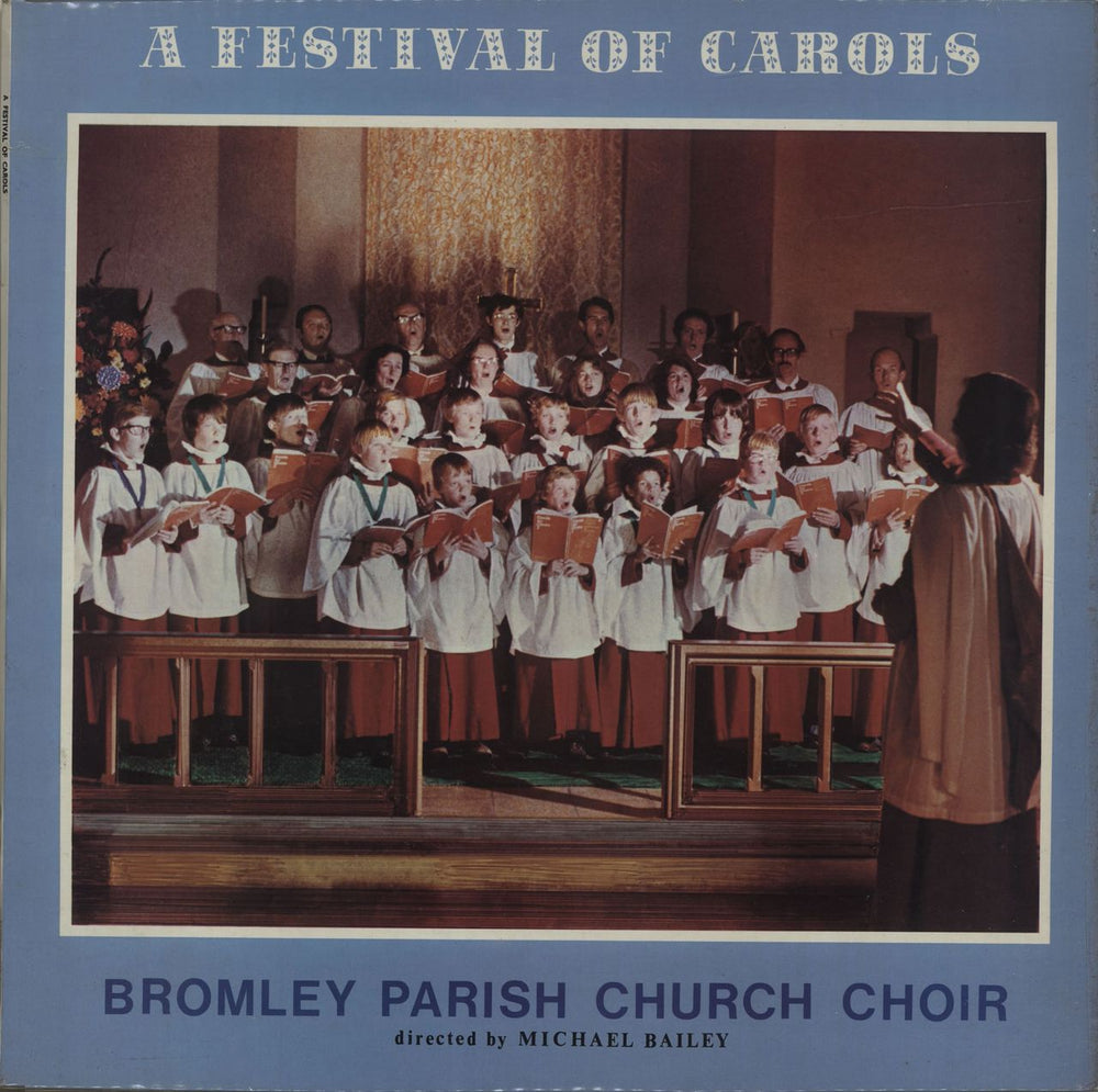 Bromley Parish Church Choir A Festival Of Carols UK vinyl LP album (LP record) MNB2