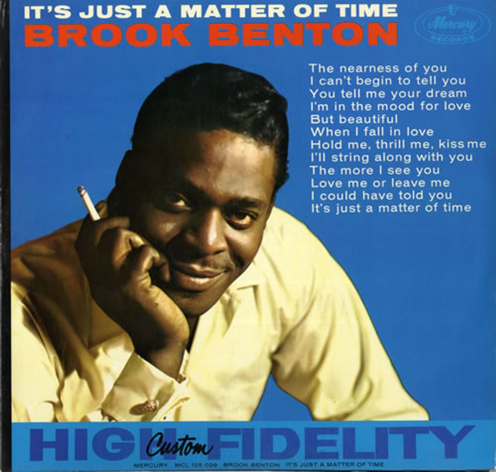 Brook Benton It's Just A Matter Of Time UK vinyl LP album (LP record) 20040MCL