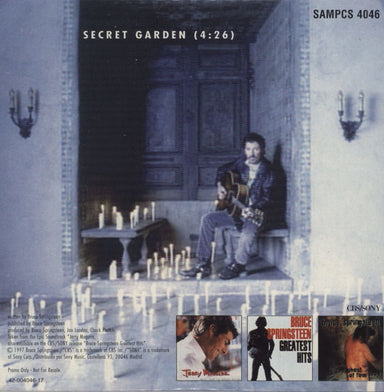Bruce Springsteen Secret Garden Spanish Promo CD single