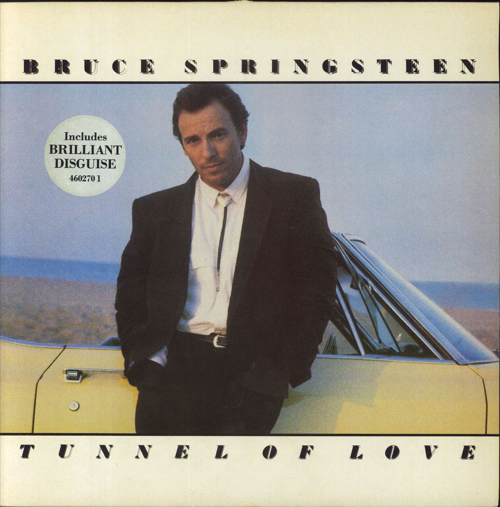 Bruce Springsteen Tunnel Of Love - Hype Stickered (1 Song) UK vinyl LP album (LP record) 4602701