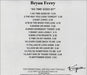 Bryan Ferry As Time Goes By - Album UK Promo CD-R acetate CD ACETATE